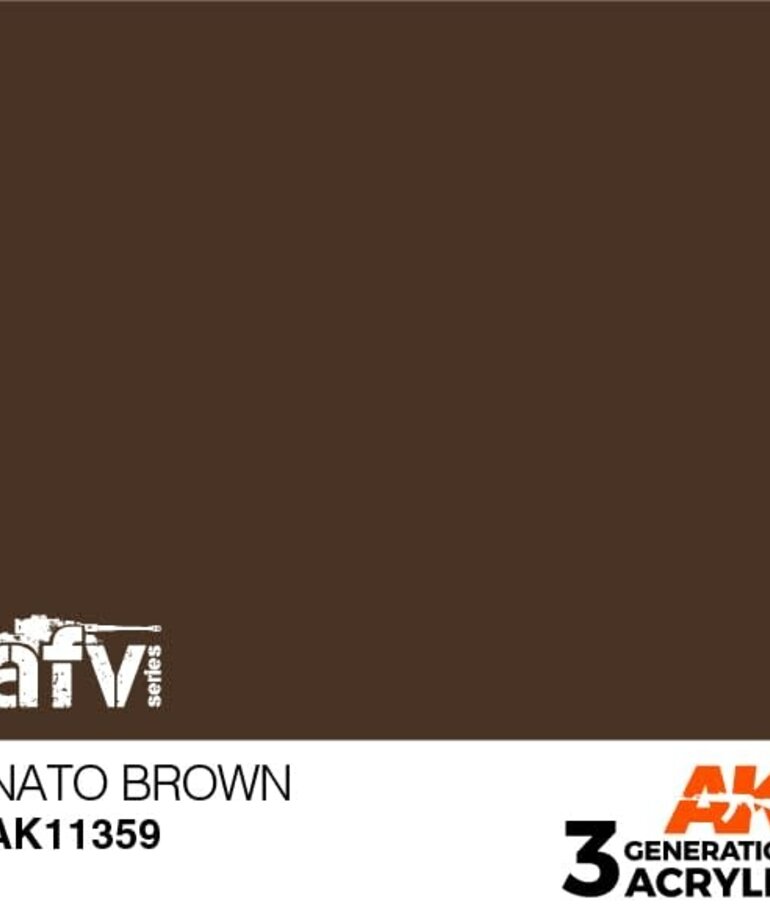 AK Interactive AK11359 3G AFV NATO Brown 17ml