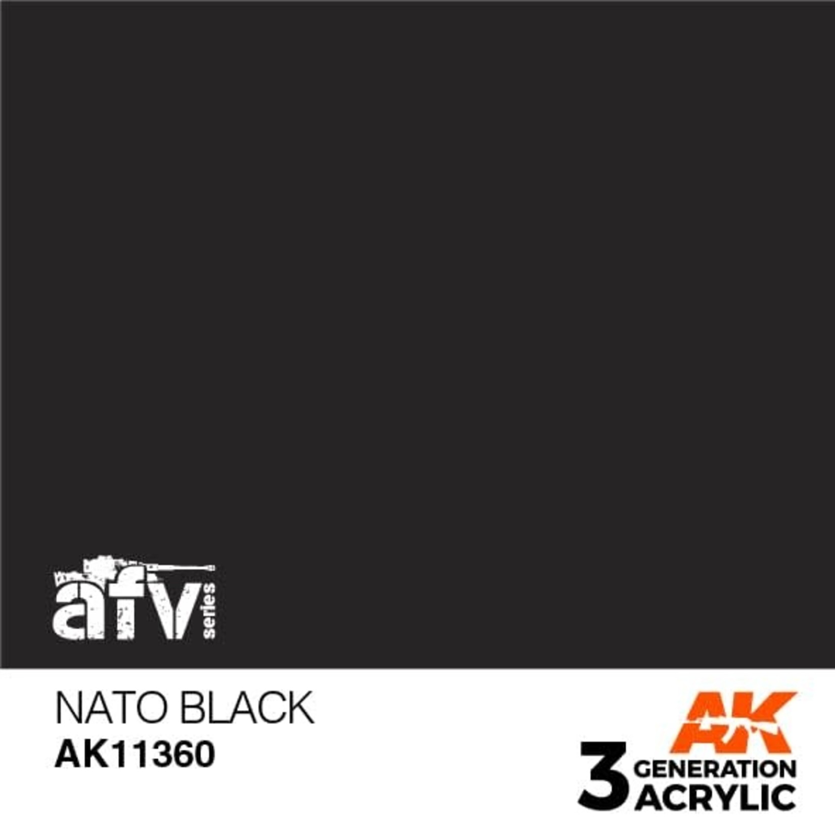 AK Interactive AK11360 3G AFV NATO Black 17ml