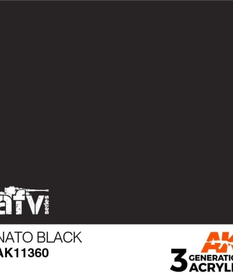 AK Interactive AK11360 3G AFV NATO Black 17ml