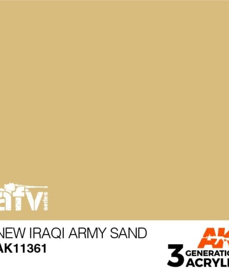 AK Interactive AK11361 3G AFV New Iraqi Army Sand 17ml