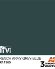 AK Interactive AK11365 3G AFV French Army Grey-Blue 17ml