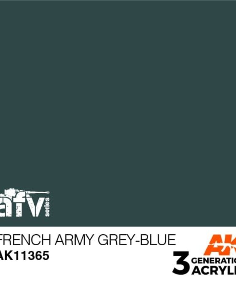 AK Interactive AK11365 3G AFV French Army Grey-Blue 17ml