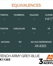 AK Interactive AK11365 3G AFV French Army Grey-Blue 17ml