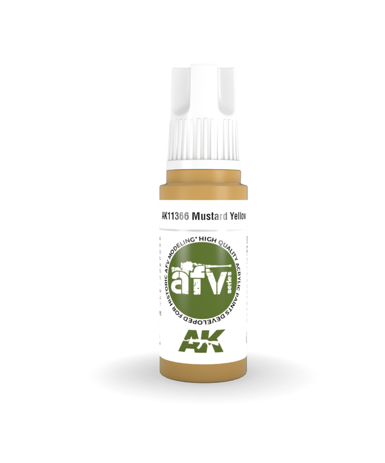 AK Interactive AK11366 3G AFV Mustard Yellow 17ml