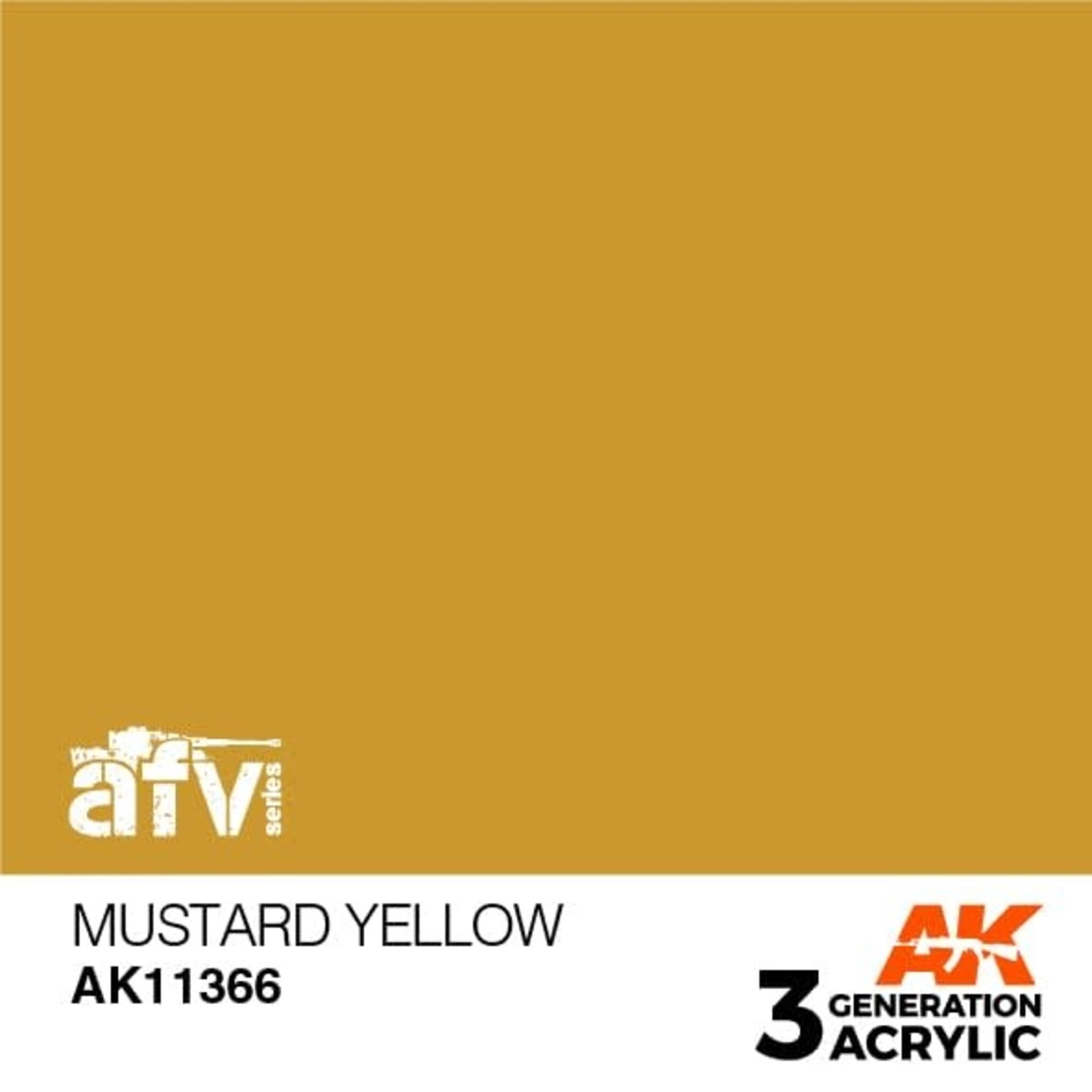 AK Interactive AK11366 3G AFV Mustard Yellow 17ml