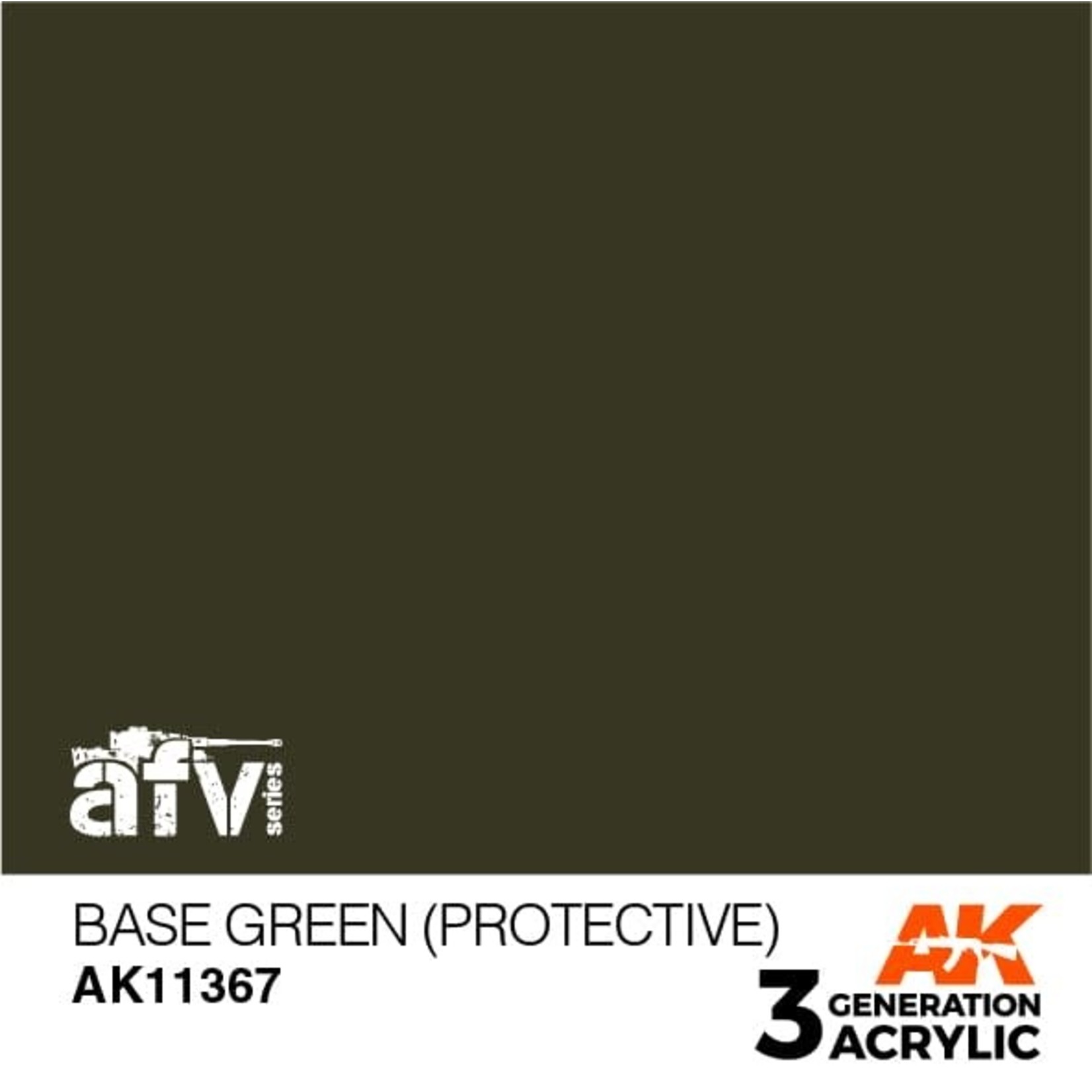 AK Interactive AK11367 3G AFV Base Green (Protective) 17ml