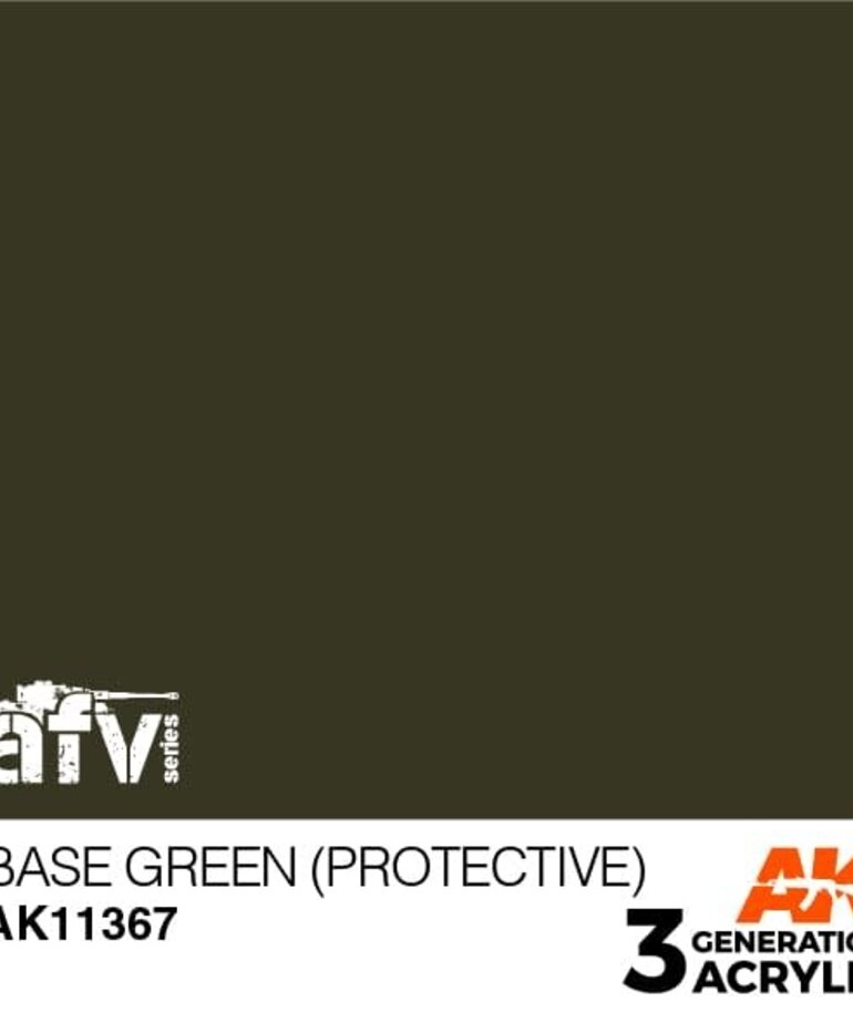 AK Interactive AK11367 3G AFV Base Green (Protective) 17ml