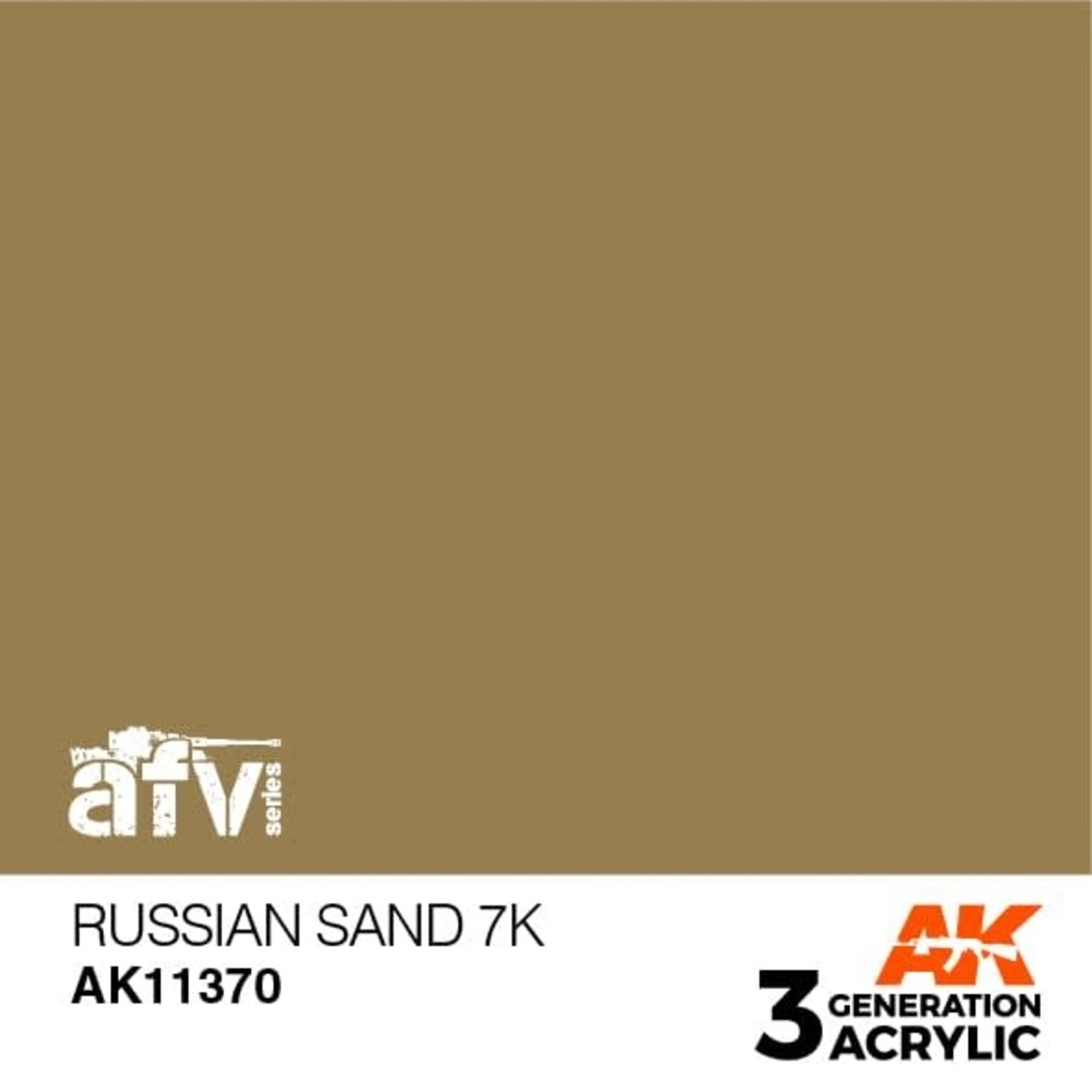 AK Interactive AK11370 3G AFV Russian Sand 7K 17ml
