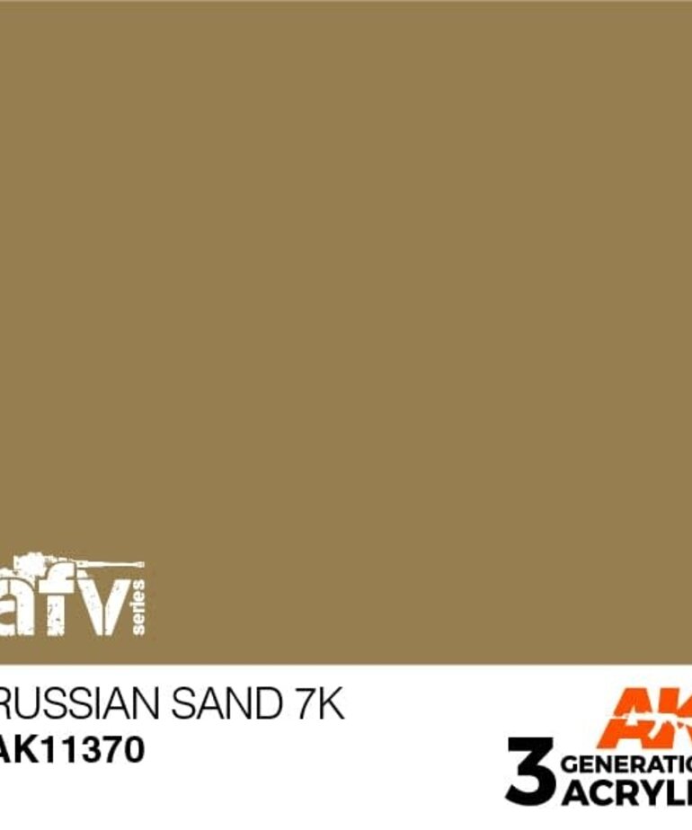 AK Interactive AK11370 3G AFV Russian Sand 7K 17ml