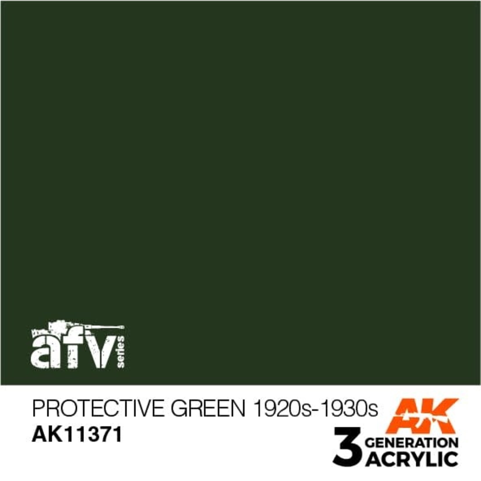AK Interactive AK11371 3G AFV Protective Green 1920s-1930s 17ml
