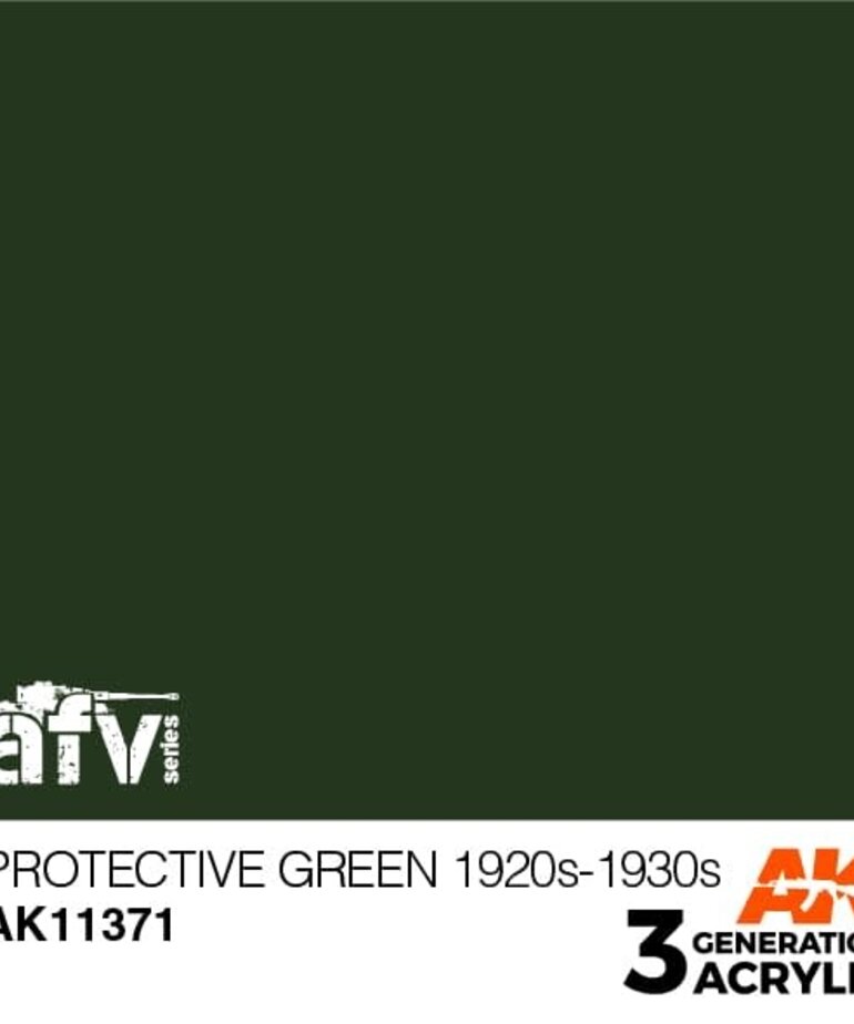 AK Interactive AK11371 3G AFV Protective Green 1920s-1930s 17ml