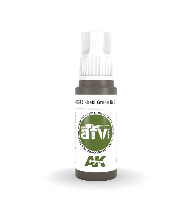 AK Interactive AK11373 3G AFV Khaki green No.3 17ml