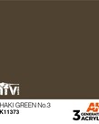 AK Interactive AK11373 3G AFV Khaki green No.3 17ml