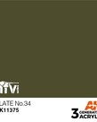 AK Interactive AK11375 3G AFV Slate No.34 17ml