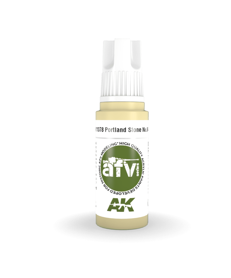 AK Interactive AK11378 3G AFV Portland Stone No.64 17ml