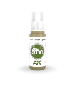 AK Interactive AK11383 3G AFV British Light Mud 17ml