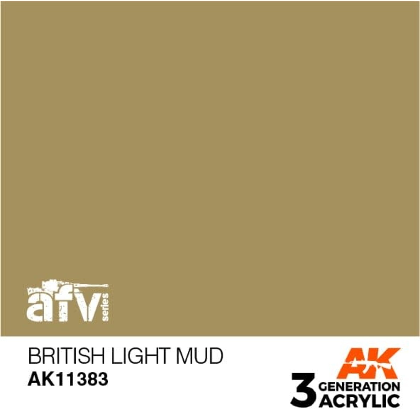 AK Interactive AK11383 3G AFV British Light Mud 17ml