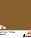 AK Interactive AK11385 3G AFV S.C.C. No.2 Brown 17ml