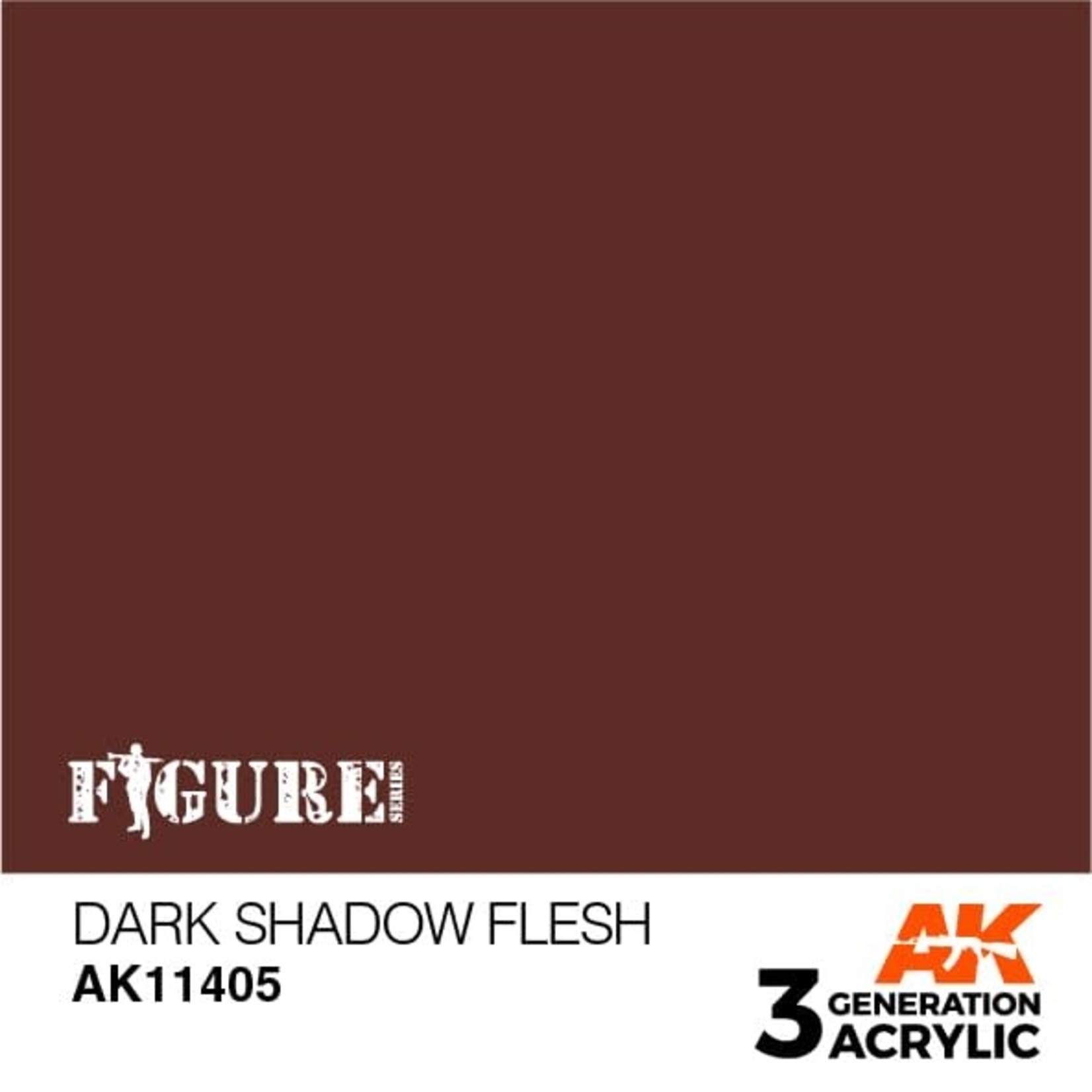 AK Interactive AK11405 3G Figure Dark Shadow Flesh 17ml
