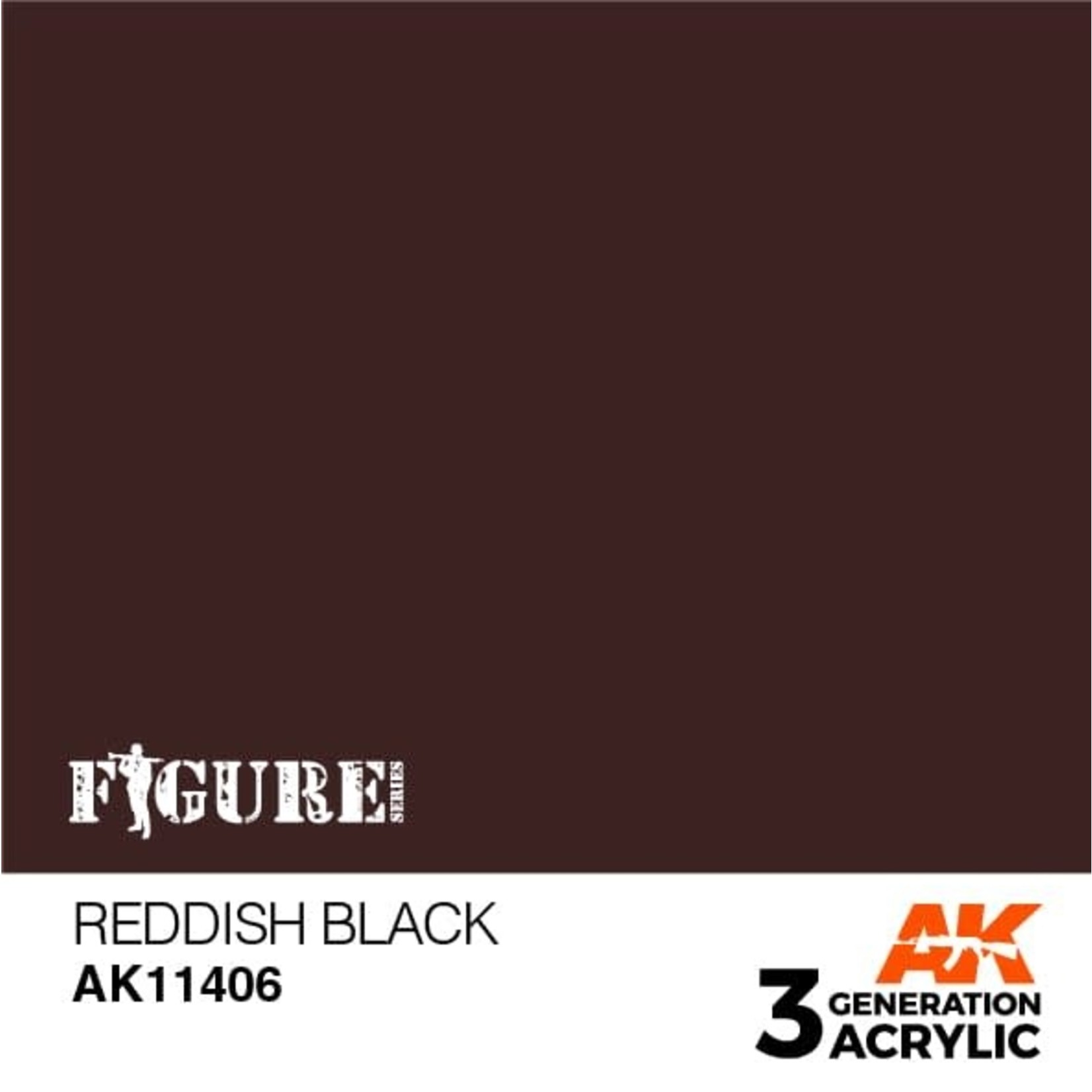 AK Interactive AK11406 3G Figure Reddish Black 17ml