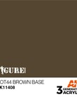 AK Interactive AK11408 3G Figure Dot44 Brown Base 17ml