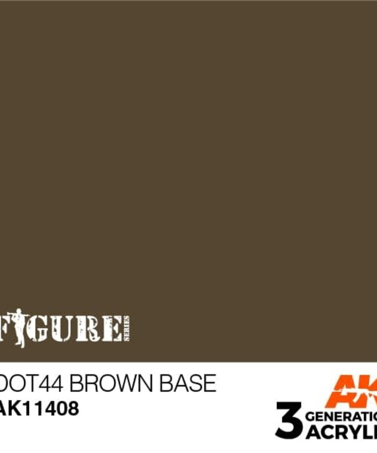 AK Interactive AK11408 3G Figure Dot44 Brown Base 17ml