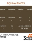AK Interactive AK11408 3G Figure Dot44 Brown Base 17ml