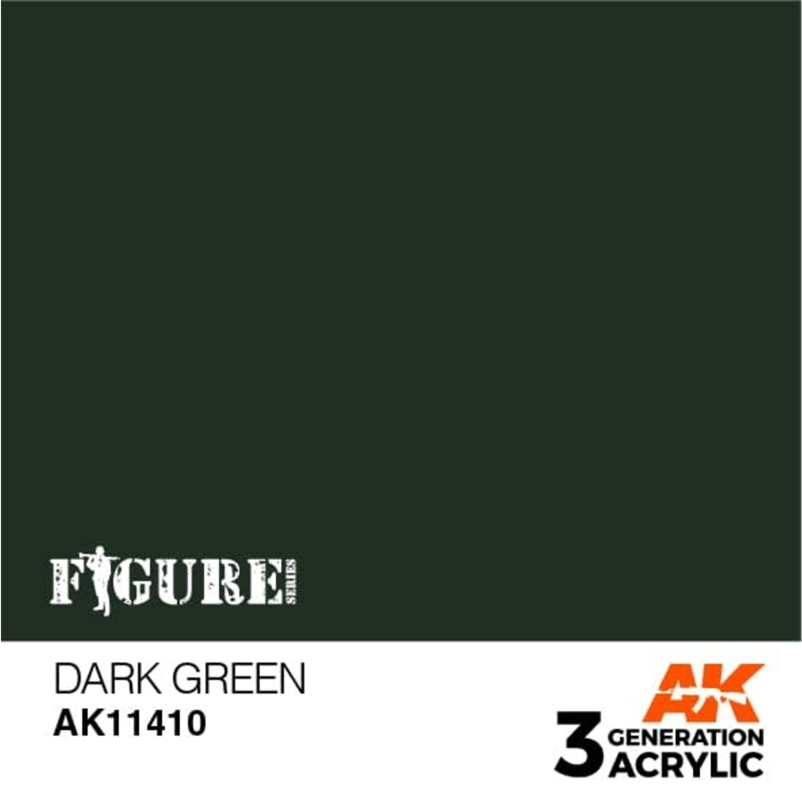AK Interactive AK11410 3G Figure Dark Green 17ml