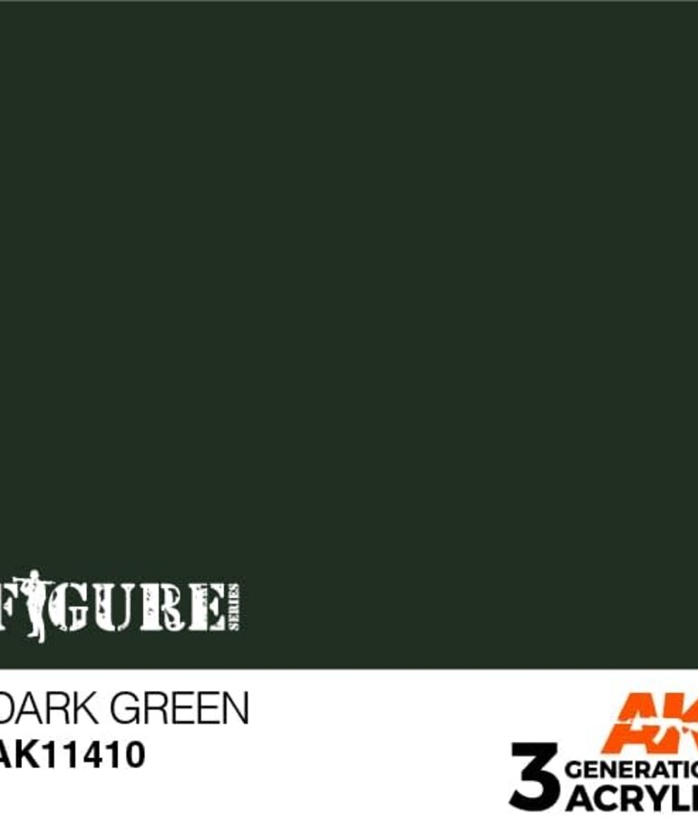 AK Interactive AK11410 3G Figure Dark Green 17ml