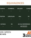 AK Interactive AK11410 3G Figure Dark Green 17ml