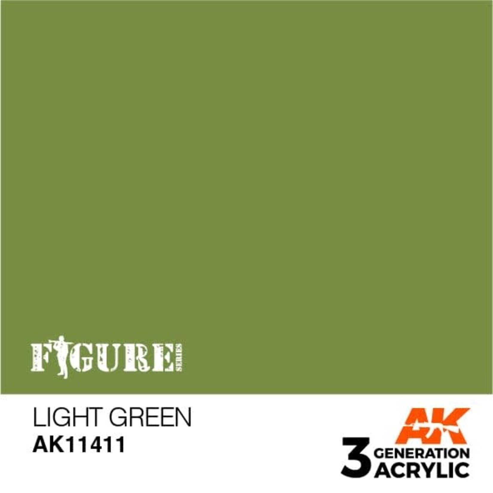 AK Interactive AK11411 3G Figure Light Green 17ml