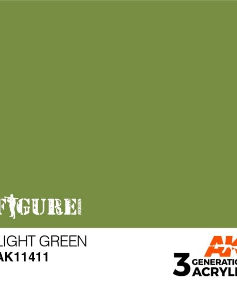 AK Interactive AK11411 3G Figure Light Green 17ml