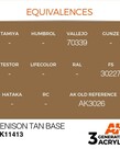 AK Interactive AK11413 3G Figure Denison Tan Base 17ml