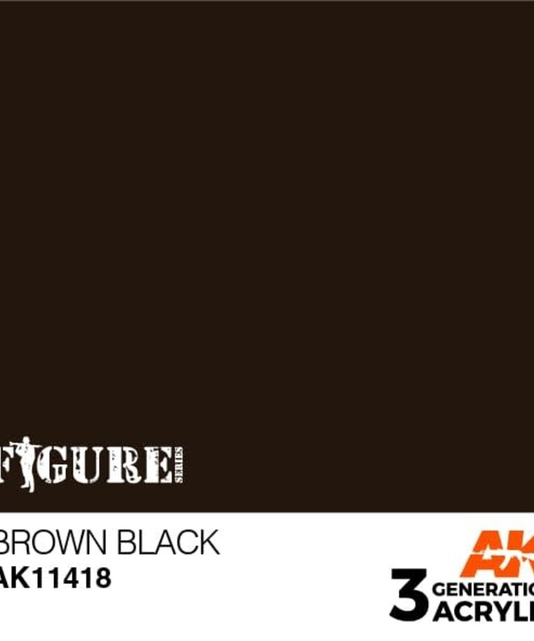 AK Interactive AK11418 3G Figure Brown Black 17ml
