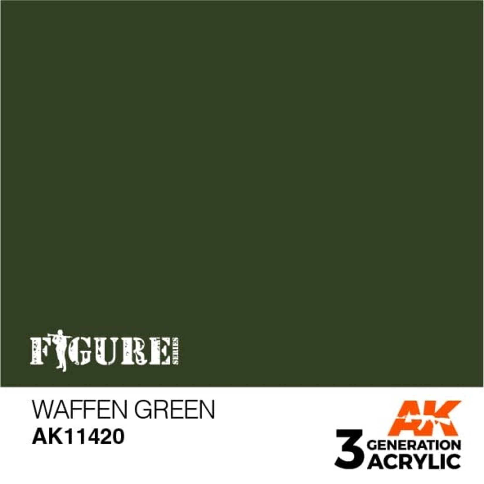 AK Interactive AK11420 3G Figure Waffen Green 17ml