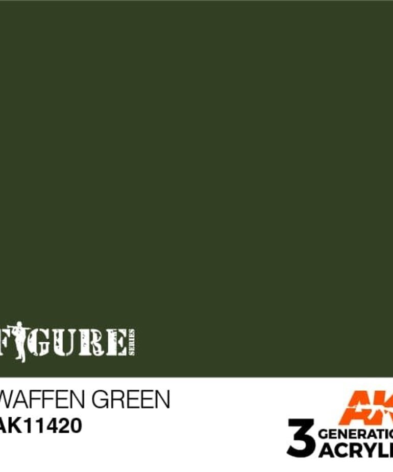AK Interactive AK11420 3G Figure Waffen Green 17ml