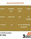 AK Interactive AK11422 3G Figure Ocher Khaki 17ml