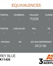 AK Interactive AK11426 3G Figure Grey Blue 17ml