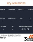 AK Interactive AK11431 3G Figure Russian Blue Lights 17ml