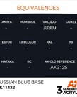 AK Interactive AK11432 3G Figure Russian Blue Base 17ml
