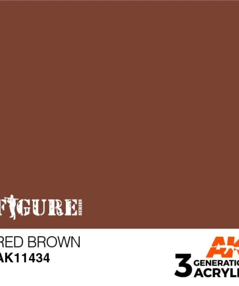 AK Interactive AK11434 3G Figure Red Brown 17ml