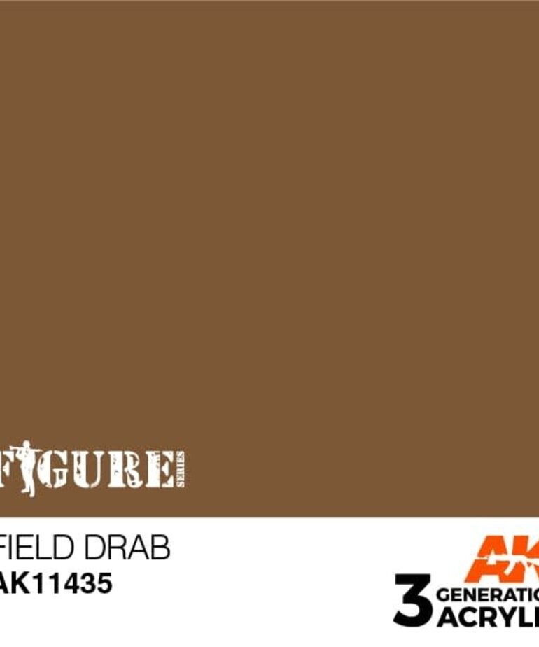 AK Interactive AK11435 3G Figure Field Drab 17ml