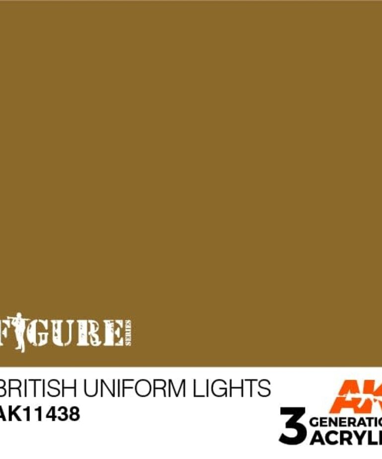 AK Interactive AK11438 3G Figure British Uniform Lights 17ml