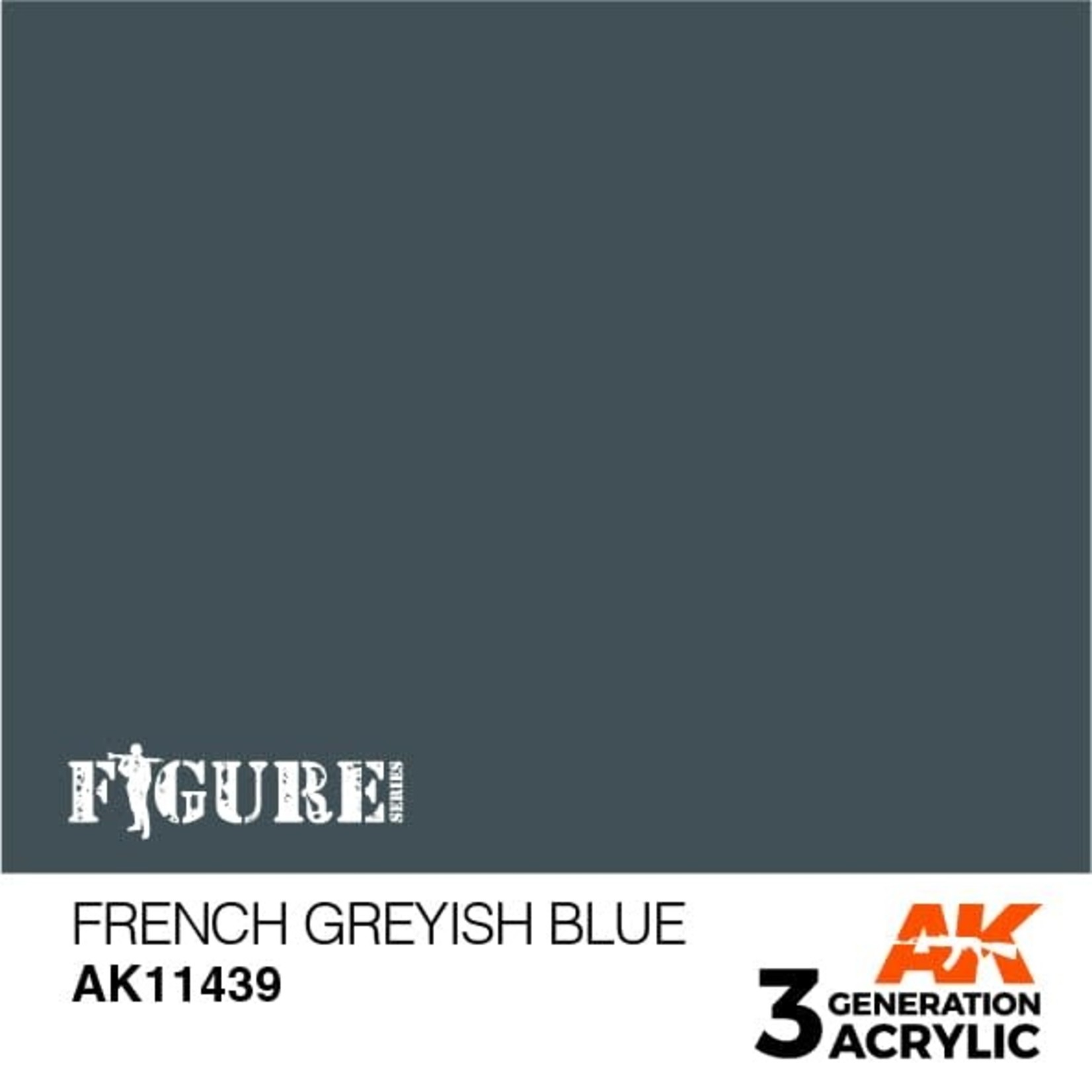 AK Interactive AK11439 3G Figure French Greyish Blue 17ml