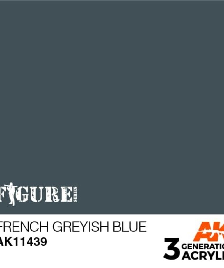 AK Interactive AK11439 3G Figure French Greyish Blue 17ml
