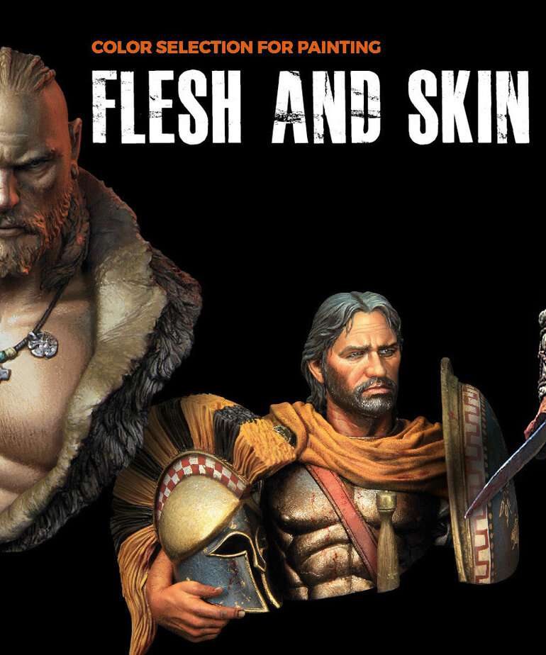 AK Interactive AK11621 3G Figure Flesh And Skin (6) Set