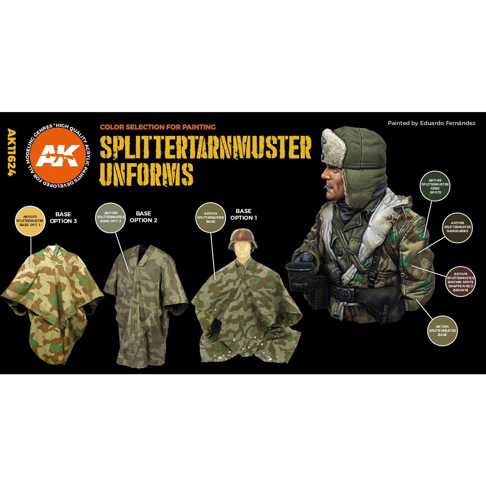 AK Interactive AK11624 3G Figure Splittermuster Uniform (6) Set