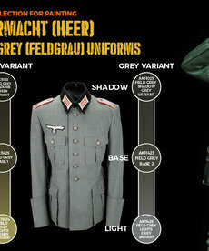 AK Interactive AK11627 3G Figure Field Grey (Feldgrau) Uniforms (6) Set