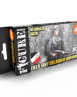 AK Interactive AK11627 3G Figure Field Grey (Feldgrau) Uniforms (6) Set