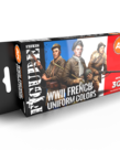 AK Interactive AK11633 3G Figure WWII French Uniform Colors (6) Set AK Interactive AK11633 3G Figure WWII French Uniform Colors (6) Set